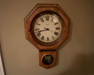 This hanging miniature grandfather clock is just under 2ft long and just under 1.5ft wide