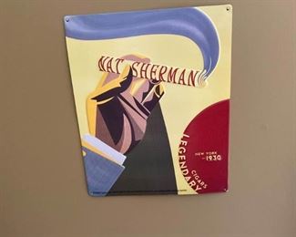 This Legendarily Cigars Tim Artwork is just under 1.5ft tall with a width of 1ft.