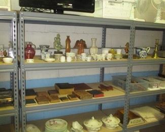 Glassware and household items