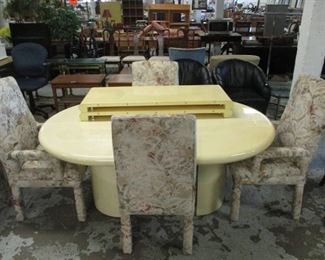 Dining table and 6 chairs