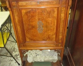 Antique drop front vanity