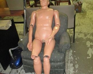 Mannequin and chair