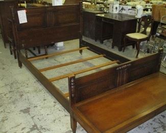 Antique full size bed made by Dutch Woodcraft shops in Zeeland Michigan