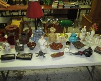 Glassware items