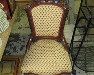 Antique upholstered chair
