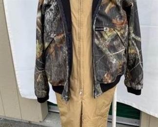Winchester Hooded Camouflage Jacket/Eddie Bauer Insulate Coveralls