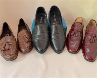  Bragano/Barricino/French Shriner Leather Loafers