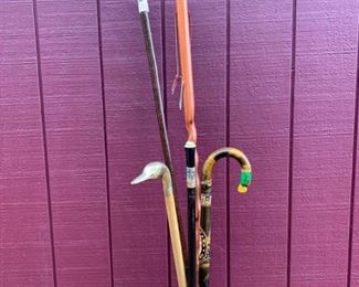  Collection of Walking Sticks