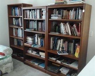 medical library and bookcases