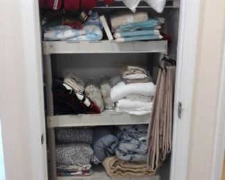 Sheets, comforters, curtains, drapes, tassel tieback