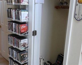 d v d's , c d's, v h s tapes, books on tape $1.00 each