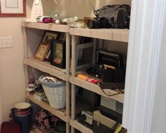 New heater fan, Vintage cameras, Electric irons, Medical equipment and misc.