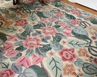 Item 6:  Hooked rug - 97" x 132": $350