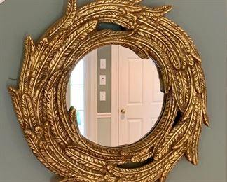 Item 17:  Gold leaf mirror - 23.5" x 26.5": $275