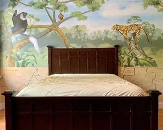 Item 21:  Full size Mahogany bed: $395