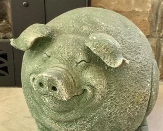 Item 52:  Composite pig - 9.5" x 9": $32