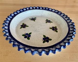 Item 232:  Blueberry pie plate: $14