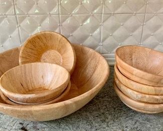Item 234:  Dansk salad bowl set- some signs of wear: $38