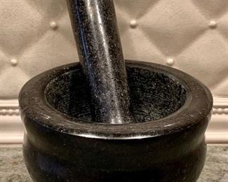 Item 68:  Cole and Mason Mortar & Pestle - 6" x 4": $25