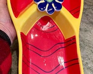 Item 241:  Flip flop serving platter: $15