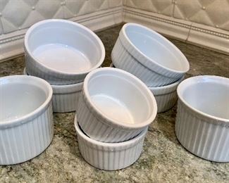 Item 243:  8 Crate & Barrel ramekins: $14