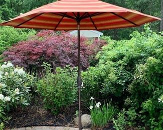Umbrella with Stand: $125