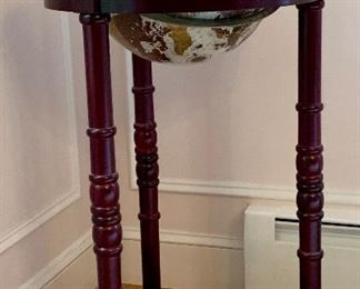 Item 95:  Rotating World Globe by Bombay Co. - 17.5" x 34" - : $125