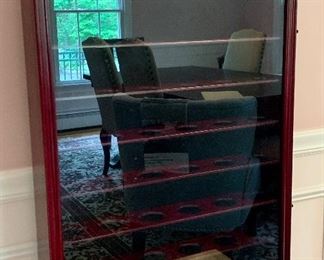 Item 105:  Display case - 20.5" x 4" x 29": $65