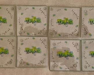 Item 269:  Glass Margarita coasters: $12