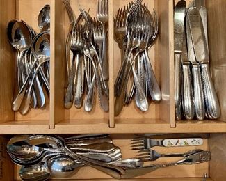 Item 276:  Lot of silverware: $40
