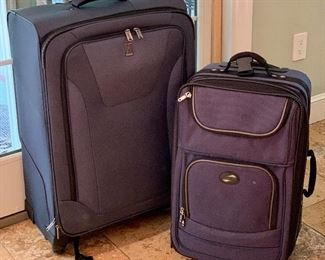 Item 280:  Lot of assorted luggage- Large is $60 and small is $30