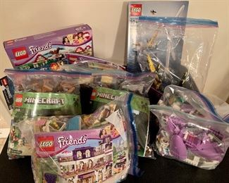 Item 175:  Lot of VERY GOOD assorted Legos-some unopened - all complete with instructions: $135