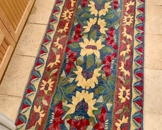 Item 121:  Kaleen hand made rug - 31" x 95": $185