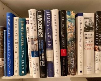Item 183:  Lot of Jimmy Carter books (15) : $40