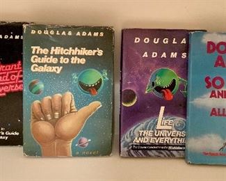 Item 192:  Lot of Douglas Adams books: $20