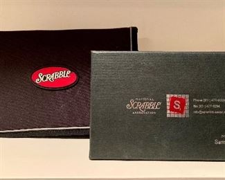 Item 195:  Scrabble board game and timer: $15