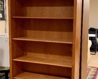 Item 133:  Super Nice Circle Furniture Oak Bookcase - 36" x 11.75" x 72": $250