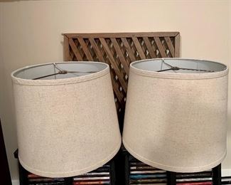 Item 210:  Lampshade - only one available - 11 x 10": $16