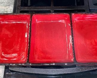 Item 213:  Divided serving dish: $12