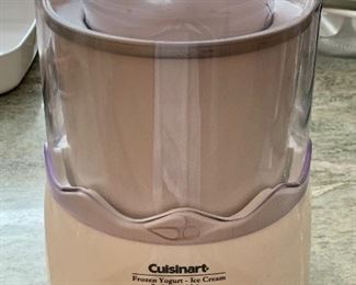 Cuisinart Frozen Yogurt-Ice Cream and Sorbet Maker: $40