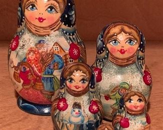 Prettier Russian Nesting Doll Set with 5 parts!: $14