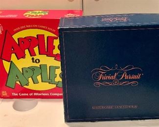 Trivial Pursuit and Apples to Apples: $8