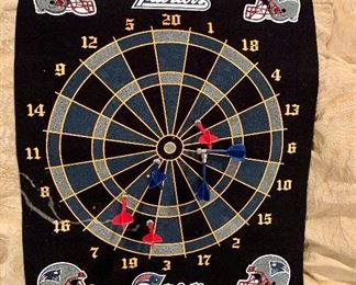 Patriots magnetic dart board - can be rolled: $15