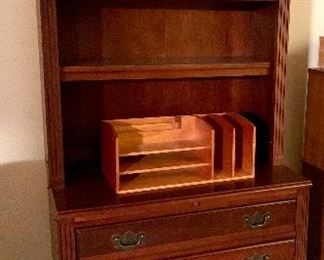 Riverside Furniture Storage/bookcase/drawers: $250