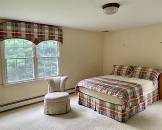 Great Bedding - matches the Valance: Valance - $45, Dust Ruffle, Full Duvet and two pillows with shams: $95