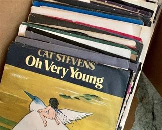 Lot of 45s: $28