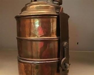 Copper tiered container