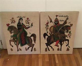 Paintings on canvas
