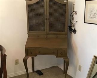 Vintage Secretary with doors closed