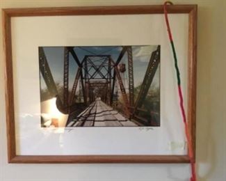 Framed picture - Judsonia Bridge